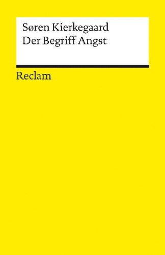 Buchcover und Innenansicht für das Buch: Der Begriff Angst