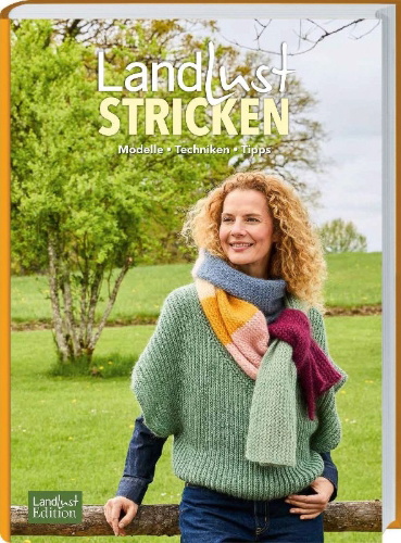 Buchcover und Innenansicht für das Buch: Landlust Stricken