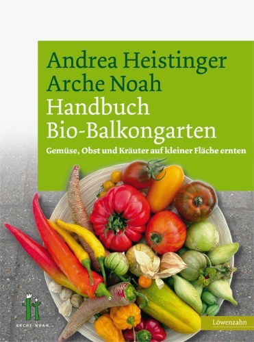 Buchcover und Innenansicht für das Buch: Handbuch Bio-Balkongarten