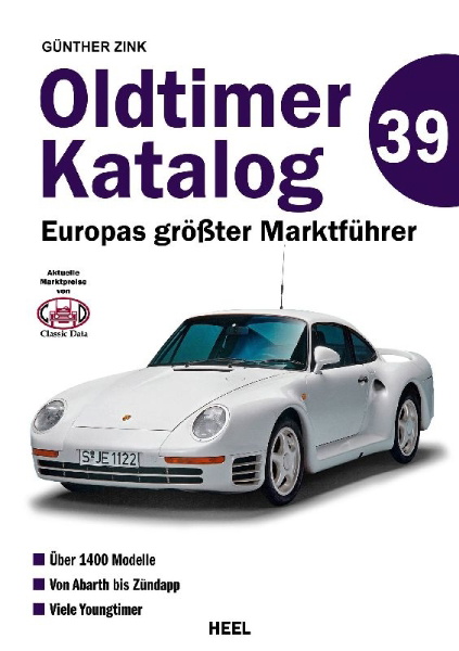 Buchcover und Innenansicht für das Buch: Oldtimer Katalog Nr. 39