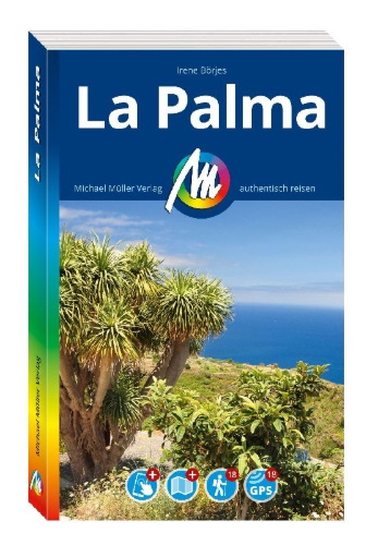 Buchcover und Innenansicht für das Buch: MICHAEL MÜLLER REISEFÜHRER La Palma