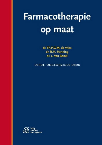 Buchcover und Innenansicht für das Buch: Farmacotherapie op maat