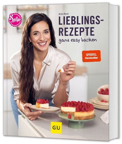 Buchcover und Innenansicht für das Buch: Sallys Lieblingsrezepte - ganz easy backen