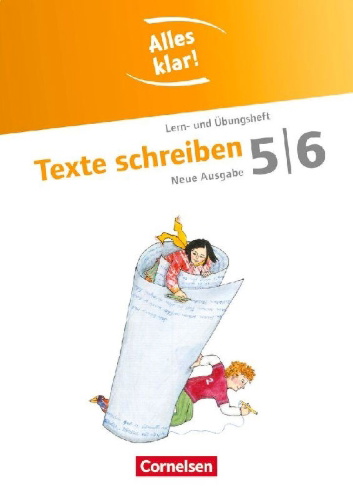 Buchcover und Innenansicht für das Buch: Alles klar! Deutsch. Sekundarstufe I 5./6. Schuljahr. Texte schreiben