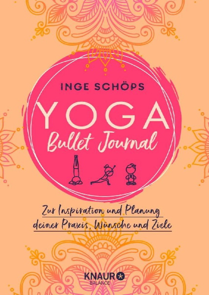 Buchcover und Innenansicht für das Buch: Yoga Bullet Journal