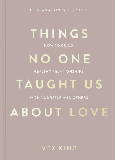 Buchcover und Innenansicht für das Buch: Things No One Taught Us About Love