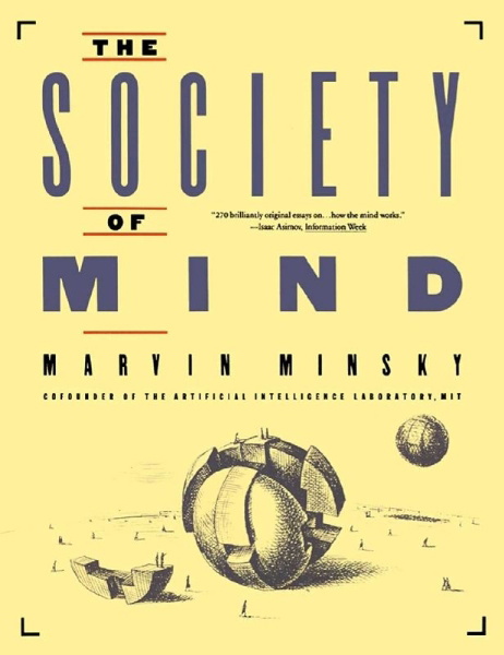 Buchcover und Innenansicht für das Buch: Society Of Mind
