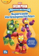 Buchcover und Innenansicht für das Buch: MARVEL: Iron Man und seine fantastischen Freunde: Supercoole Vorlesegeschichten