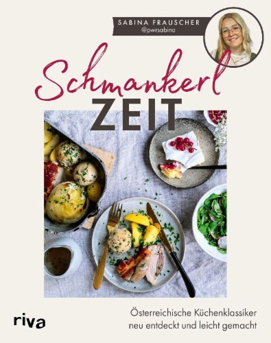 Buchcover und Innenansicht für das Buch: Schmankerlzeit