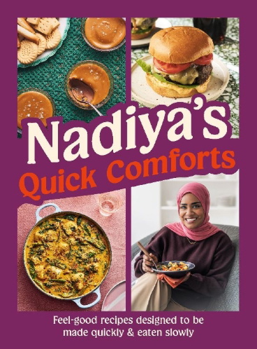 Buchcover und Innenansicht für das Buch: Nadiya's Quick Comforts