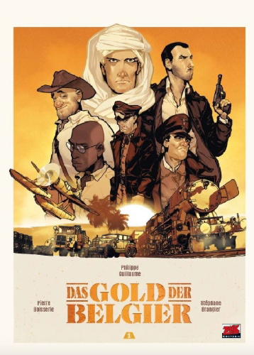 Buchcover und Innenansicht für das Buch: Das Gold der Belgier Bd. 1