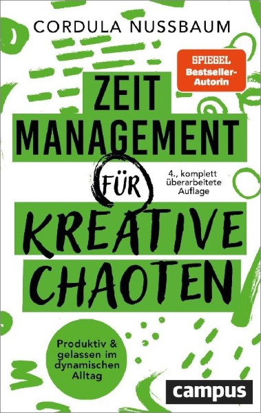 Buchcover und Innenansicht für das Buch: Zeitmanagement für kreative Chaoten