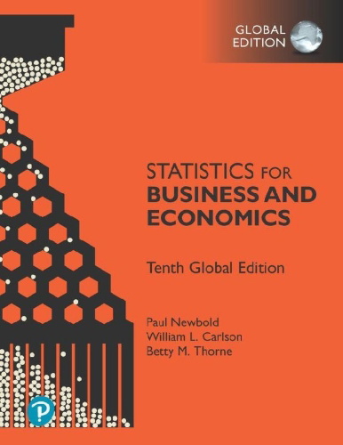 Buchcover und Innenansicht für das Buch: Statistics for Business and Economics, Global Edition