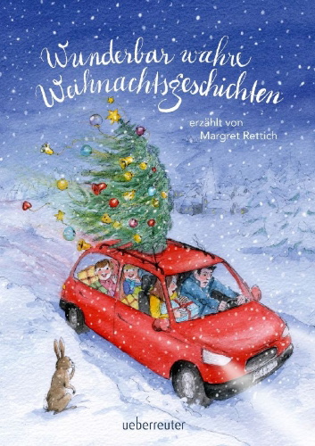 Buchcover und Innenansicht für das Buch: Wunderbar wahre Weihnachtsgeschichten