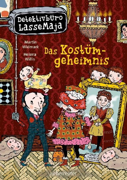 Buchcover und Innenansicht für das Buch: Detektivbüro LasseMaja - Das Kostümgeheimnis (Detektivbüro LasseMaja, Bd. 35)
