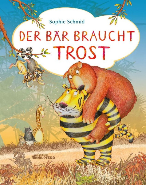 Buchcover und Innenansicht für das Buch: Der Bär braucht Trost