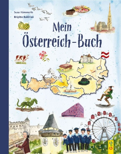 Buchcover und Innenansicht für das Buch: Mein Österreich-Buch