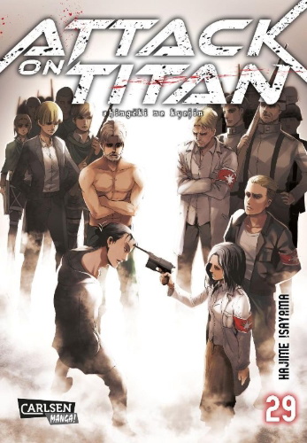 Buchcover und Innenansicht für das Buch: Shingeki no Kyojin