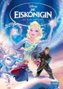 Buchcover und Innenansicht für das Buch: The Story of the Movie in Comics. Frozen