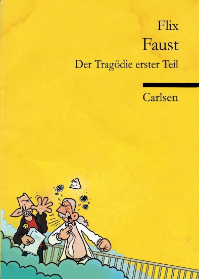 Buchcover und Innenansicht für das Buch: Flix: Faust