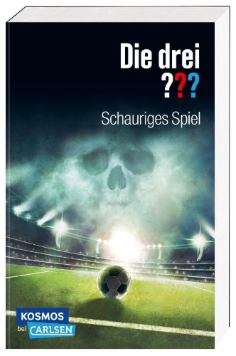 Buchcover und Innenansicht für das Buch: Die drei ???: Schauriges Spiel (Dreifachband. Enthält die Bände: Fußball-Gangster, Fußballfieber, Fußballphantom)