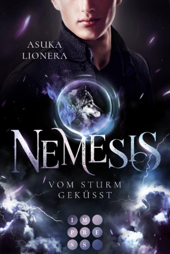 Buchcover und Innenansicht für das Buch: Nemesis 2: Vom Sturm geküsst