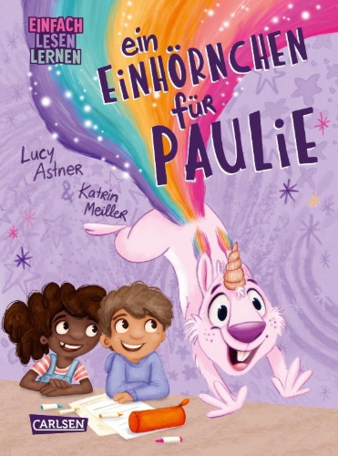 Buchcover und Innenansicht für das Buch: Ein Einhörnchen für Paulie