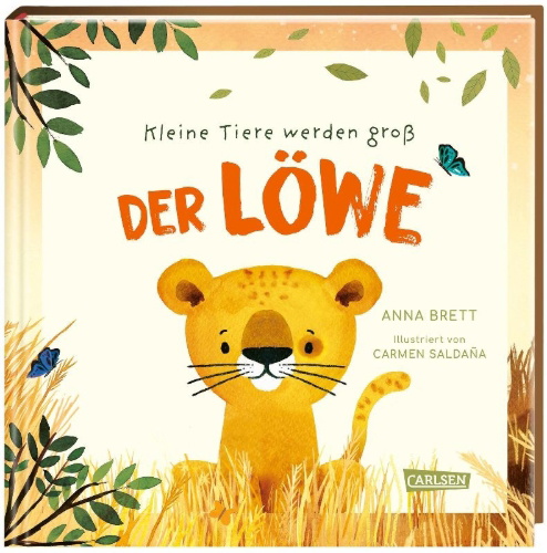 Buchcover und Innenansicht für das Buch:  Really Wild Families - Little Lion