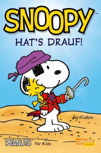 Buchcover und Innenansicht für das Buch: Comics for Kids - Snoopy Cowabunga