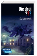 Buchcover und Innenansicht für das Buch: Die drei ???: Schattenwelt (Dreifachband. Enthält die Bände: Teuflisches Duell, Angriff in der Nacht, Die dunkle Macht)