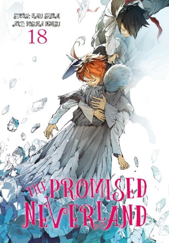 Buchcover und Innenansicht für das Buch: Yakusoku no Neverland