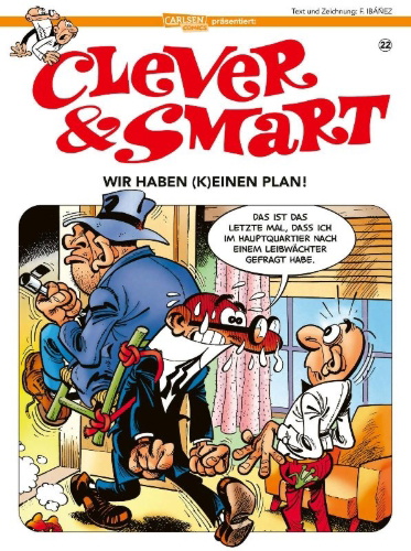 Buchcover und Innenansicht für das Buch: Mortadelo y Filemón. El plano de Alí-gusa-no