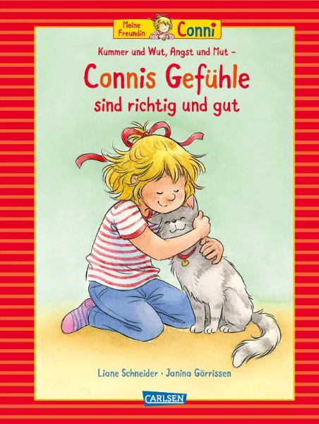 Buchcover und Innenansicht für das Buch: Conni-Bilderbuch-Sammelband: Meine Freundin Conni: Kummer und Wut, Angst und Mut - Connis Gefühle sind richtig und gut