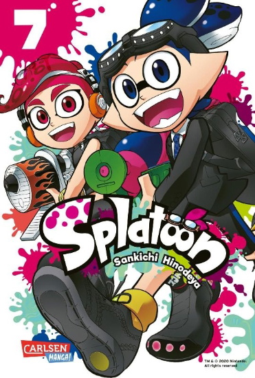 Buchcover und Innenansicht für das Buch: Splatoon