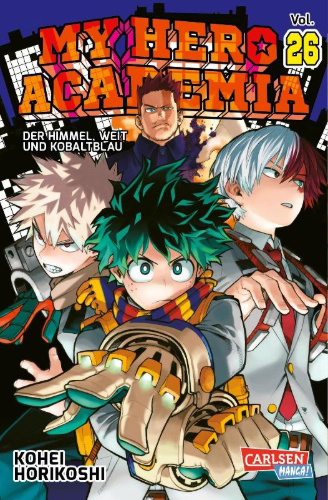 Buchcover und Innenansicht für das Buch: Boku no Hero Academia