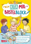 Buchcover und Innenansicht für das Buch: Conni Gelbe Reihe (Beschäftigungsbuch): Mein Kita-Mal- und Bastelblock