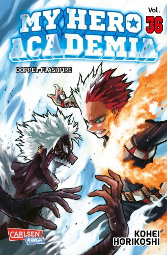 Buchcover und Innenansicht für das Buch: Boku no Hero Academia
