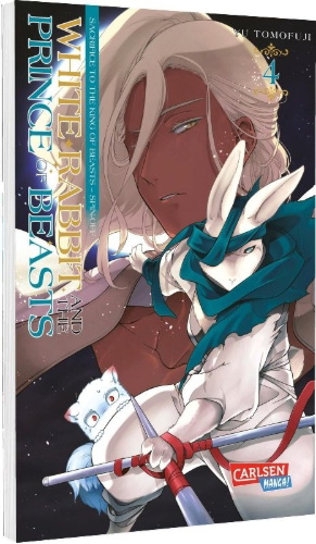 Buchcover und Innenansicht für das Buch: Shiro Usagi to Kemono no Ouji: Niehime to Kemono no Ou Spin-off