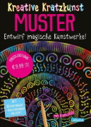 Buchcover und Innenansicht für das Buch: Kratzbilder für Kinder: Kreative Kratzkunst: Muster