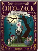 Buchcover und Innenansicht für das Buch: Coco und Zack: Coco und Zack - Im Internat der Hexentiere.