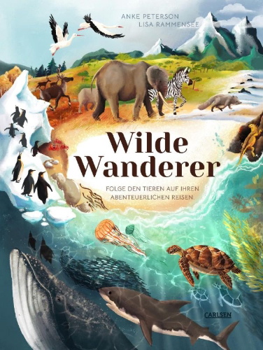 Buchcover und Innenansicht für das Buch: Wilde Wanderer
