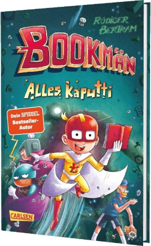 Buchcover und Innenansicht für das Buch: Bookmän: Alles kaputti