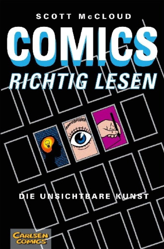 Buchcover und Innenansicht für das Buch: Comics richtig lesen