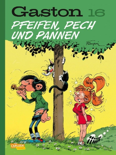 Buchcover und Innenansicht für das Buch: Gaston Neuedition 16: Pfeifen, Pech und Pannen