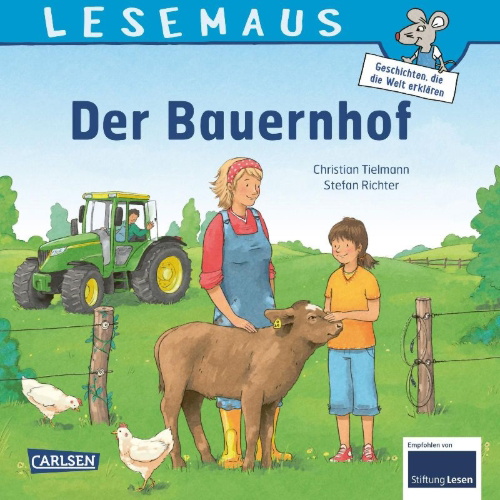 Buchcover und Innenansicht für das Buch: LESEMAUS 76: Der Bauernhof