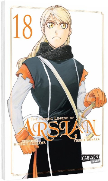 Buchcover und Innenansicht für das Buch: Arslan Senki