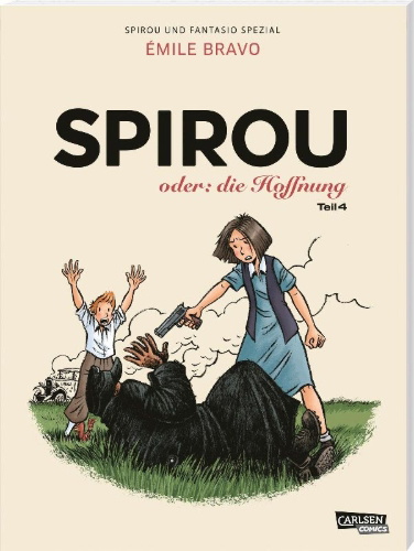 Buchcover und Innenansicht für das Buch: Spirou ou l'espoir malgré tout: Une fin et un nouveau départ