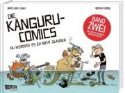 Buchcover und Innenansicht für das Buch: Die Känguru-Comics 2: Du würdest es eh nicht glauben