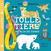 Buchcover und Innenansicht für das Buch: Baby Pixi (unkaputtbar) 154: Mein Baby-Pixi-Buggybuch: Tolle Tiere