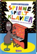 Buchcover und Innenansicht für das Buch: Spinne spielt Klavier
